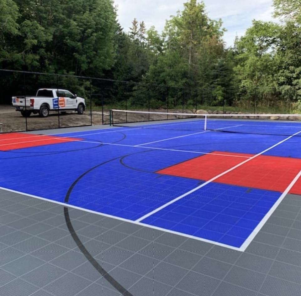 بلاط أرضي متشابك صديق للبيئة ل - مراجعة Outdoor Sport Floor Tiles وسعره