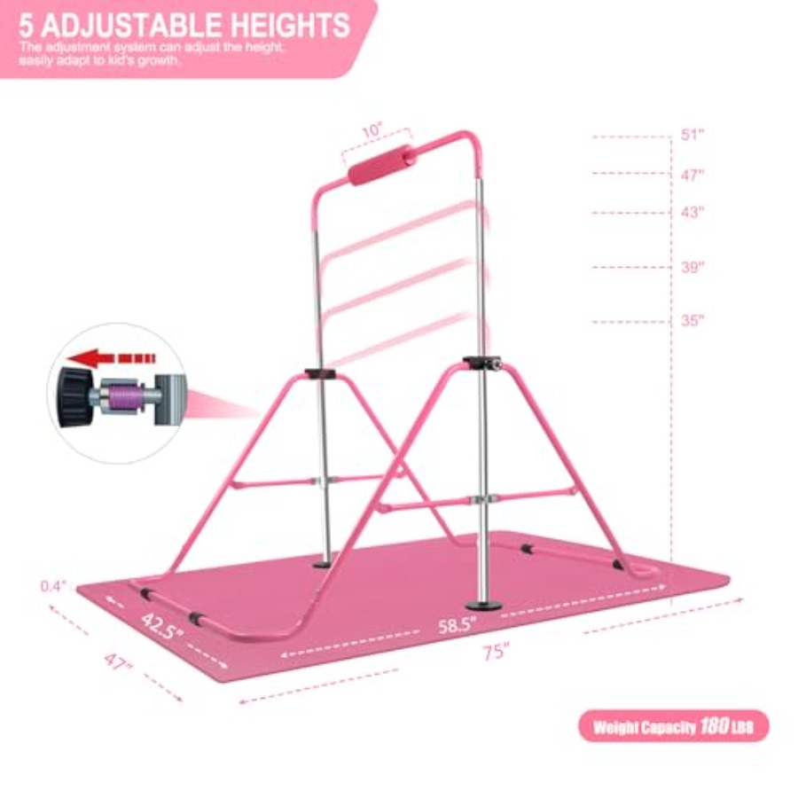 عارضة جمباز منزلية للأطفال من  - مراجعة Gymnastic Bar Home وسعره