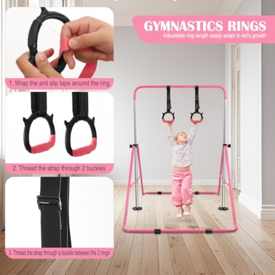 عارضة جمباز منزلية للأطفال من  - مراجعة Gymnastic Bar Home وسعره