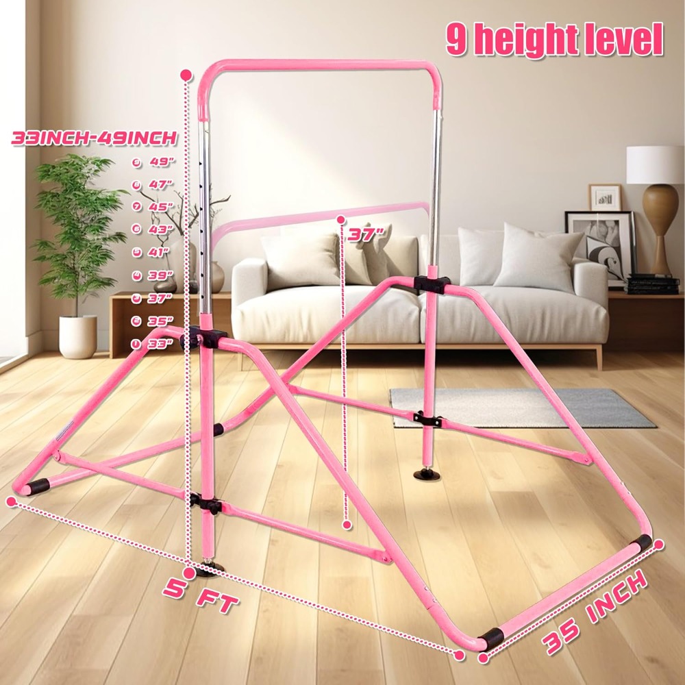 عارضة جمباز قابلة للطي للأطفال - مراجعة Gymnastic Bar Home وسعره